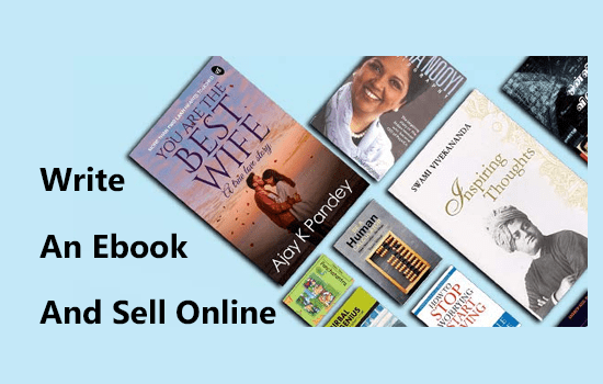 write an ebook and sell online