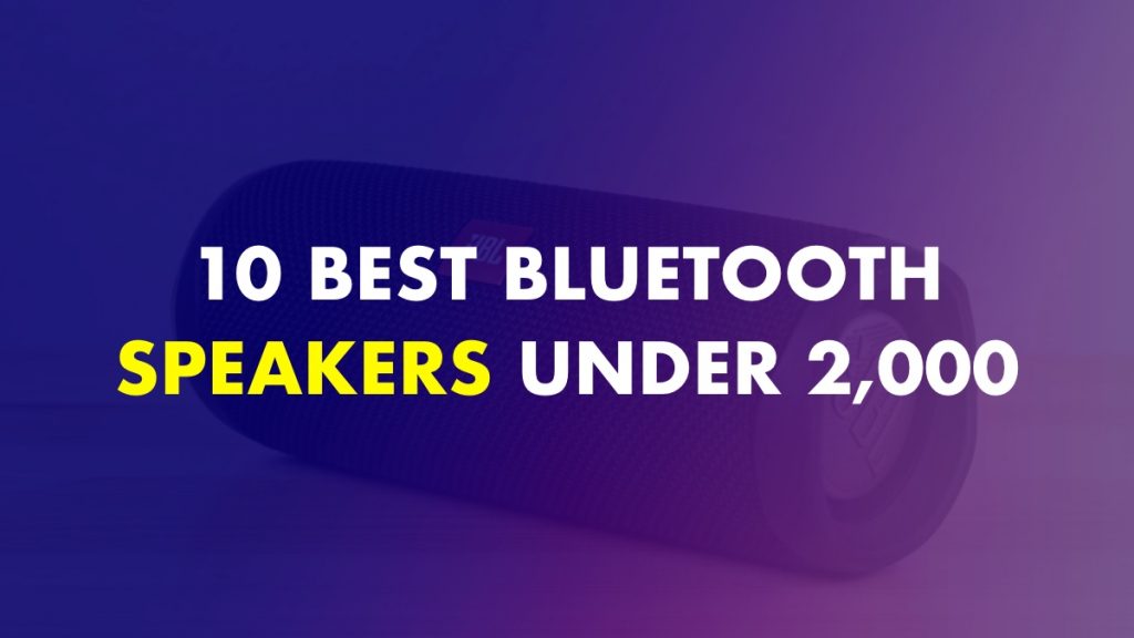 Best Bluetooth Speakers Under 2000 In India