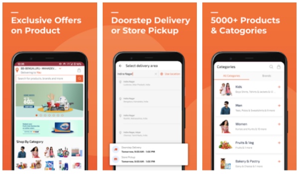 Big Bazaar Grocery Delivery Apps