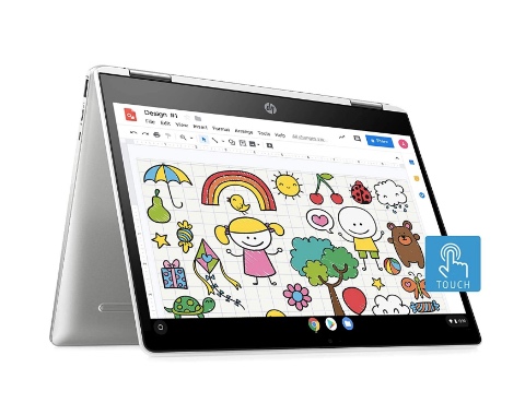 HP Chromebook x360 Touchscreen Laptop